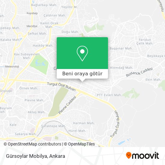 Gürsoylar Mobilya harita