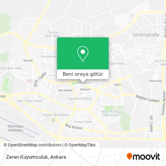Zeren Kuyumculuk harita