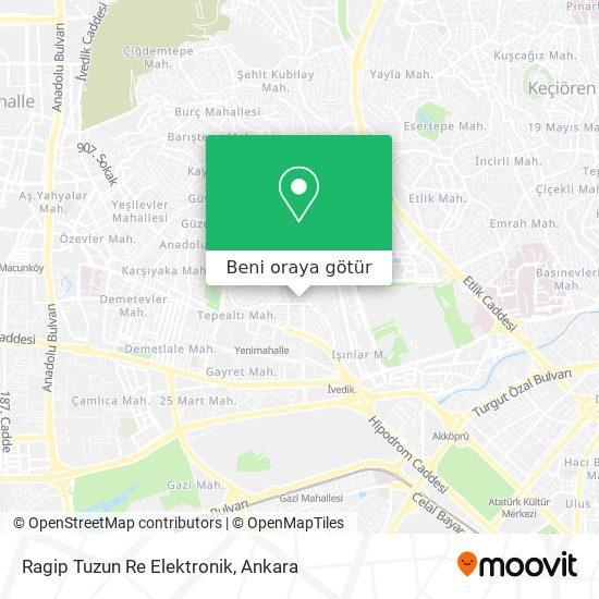 Ragip Tuzun Re Elektronik harita