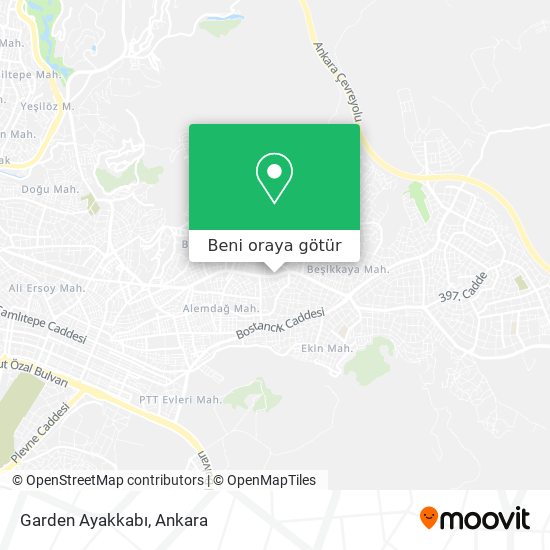Garden Ayakkabı harita