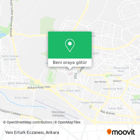 Yenı Erturk Eczanesı harita