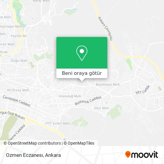 Ozmen Eczanesı harita