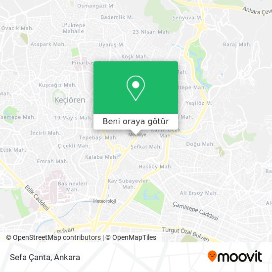 Sefa Çanta harita