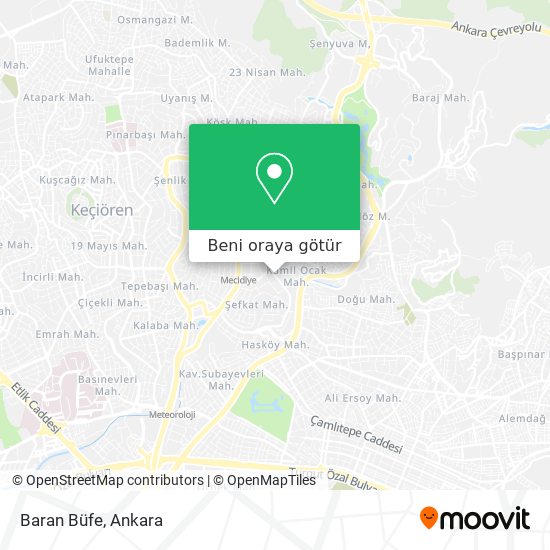 Baran Büfe harita