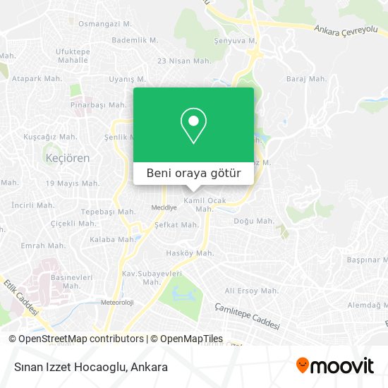 Sınan Izzet Hocaoglu harita