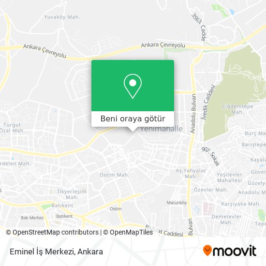 Eminel İş Merkezi harita