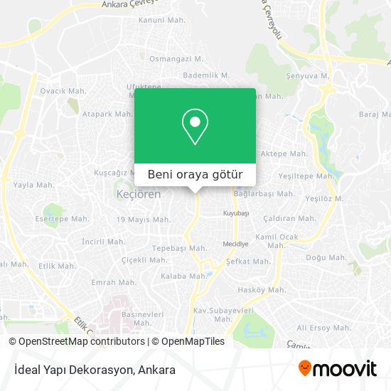 İdeal Yapı Dekorasyon harita