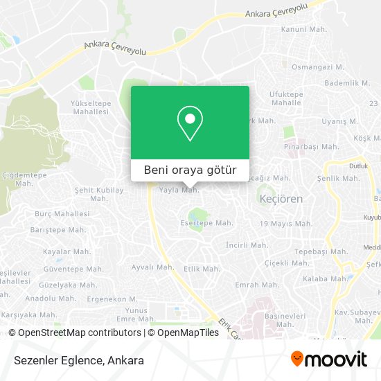 Sezenler Eglence harita