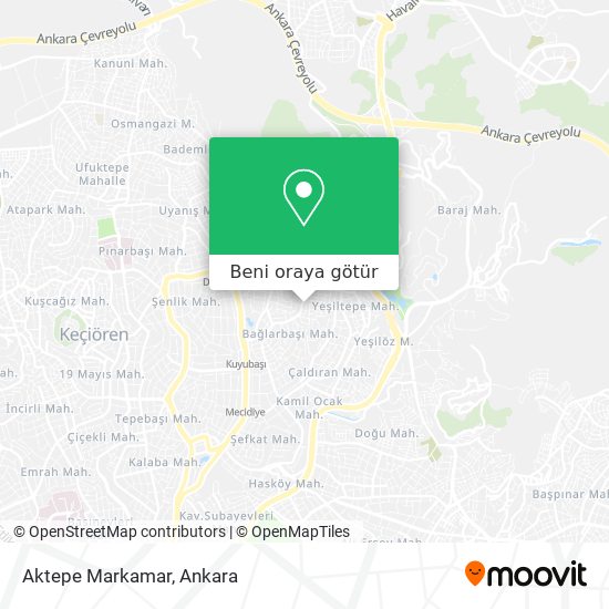 Aktepe Markamar harita
