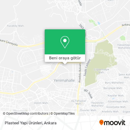 Plasteel Yapi Ürünleri harita