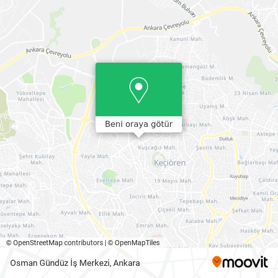 Osman Gündüz İş Merkezi harita