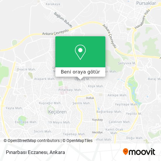 Pınarbası Eczanesı harita