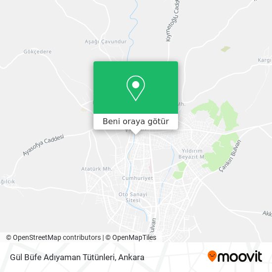 Gül Büfe Adıyaman Tütünleri harita