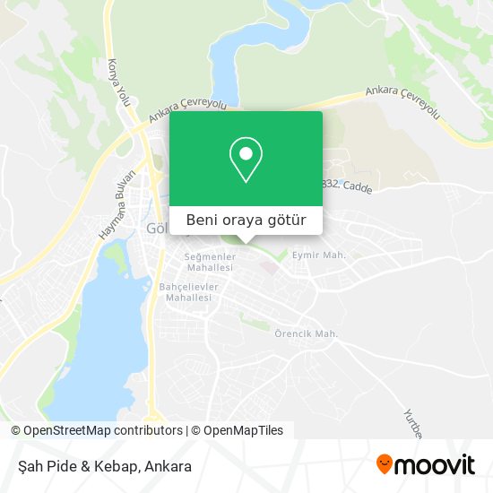 Şah Pide & Kebap harita