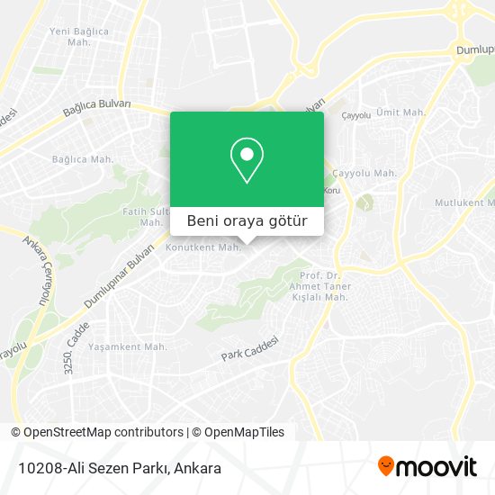 10208-Ali Sezen Parkı harita