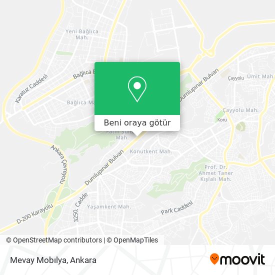 Mevay Mobılya harita