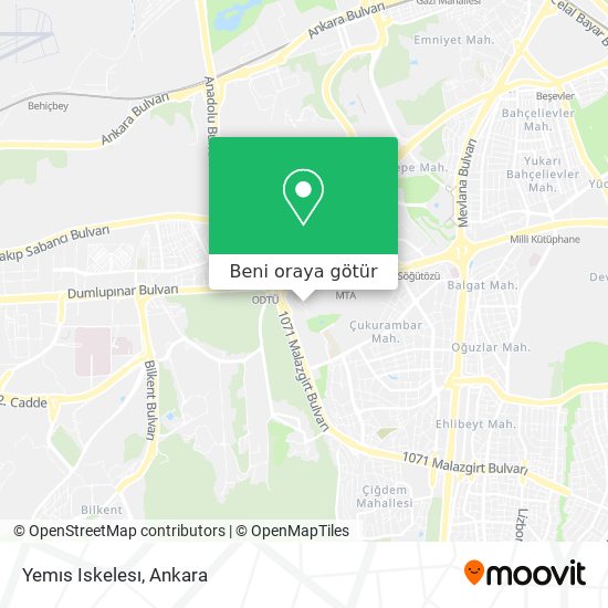 Yemıs Iskelesı harita