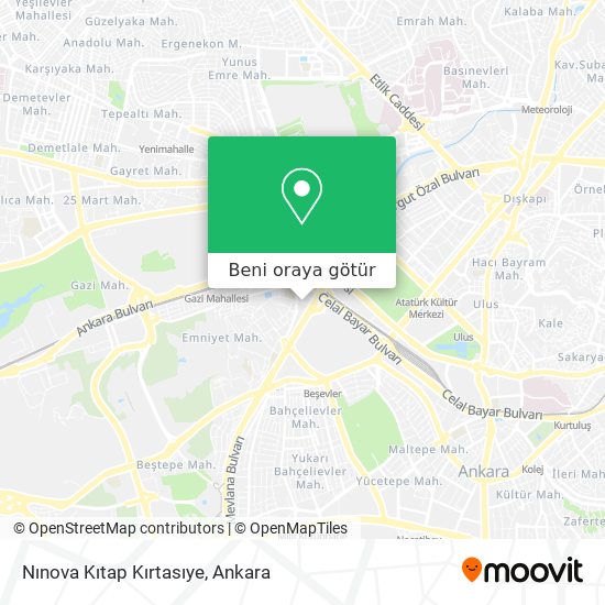 Nınova Kıtap Kırtasıye harita