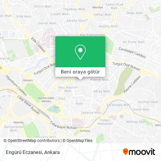 Engürü Eczanesi harita