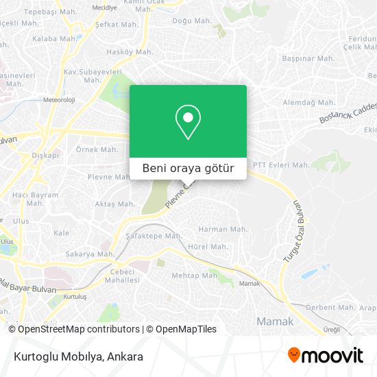 Kurtoglu Mobılya harita