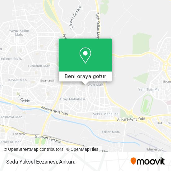 Seda Yuksel Eczanesı harita