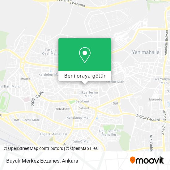 Buyuk Merkez Eczanes harita