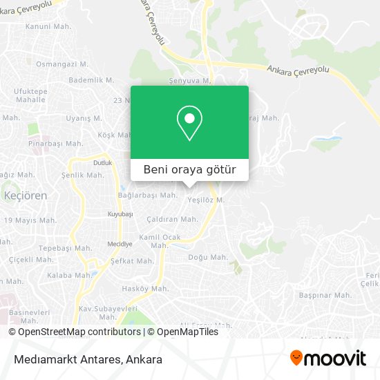 Medıamarkt Antares harita