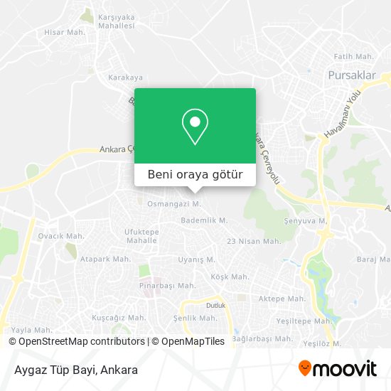 Aygaz Tüp Bayi harita