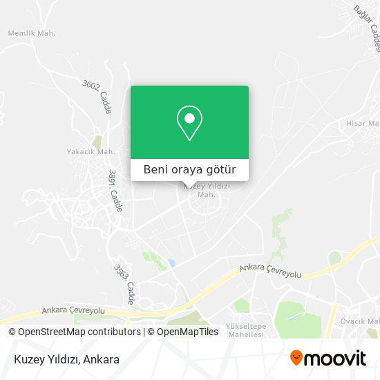 Kuzey Yıldızı harita