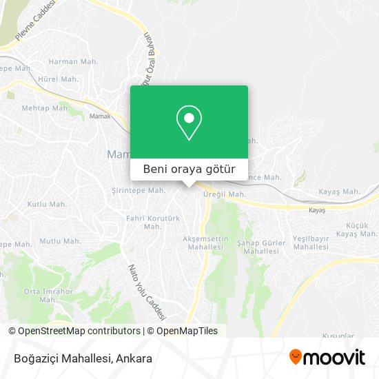 Boğaziçi Mahallesi harita