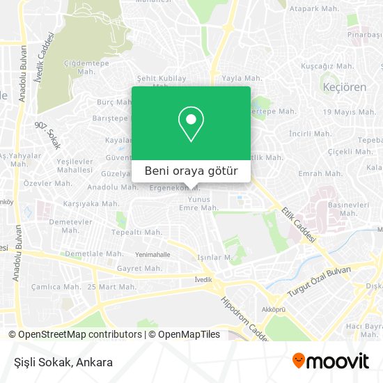 Şişli Sokak harita