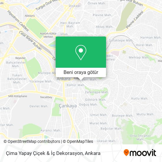 Çima Yapay Çiçek & İç Dekorasyon harita