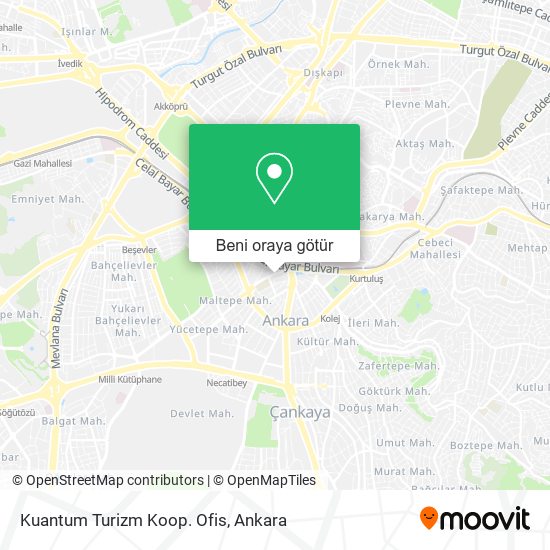 Kuantum Turizm Koop. Ofis harita