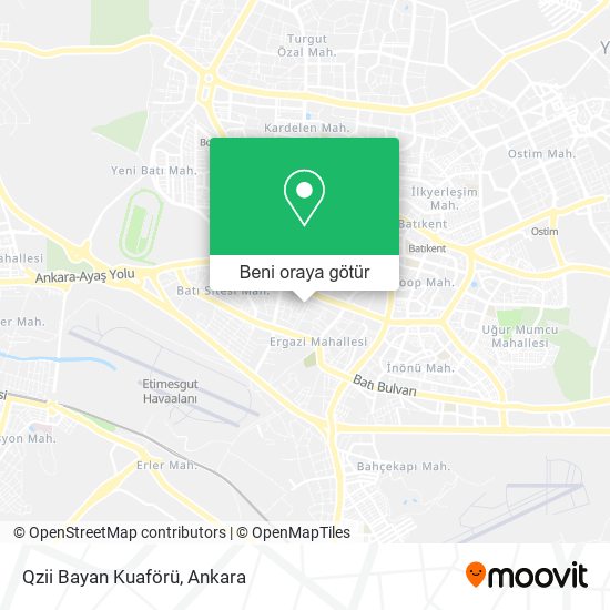 Qzii Bayan Kuaförü harita