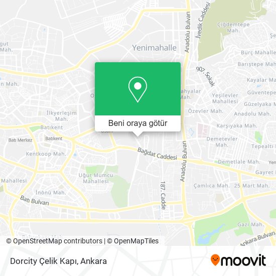 Dorcity Çelik Kapı harita