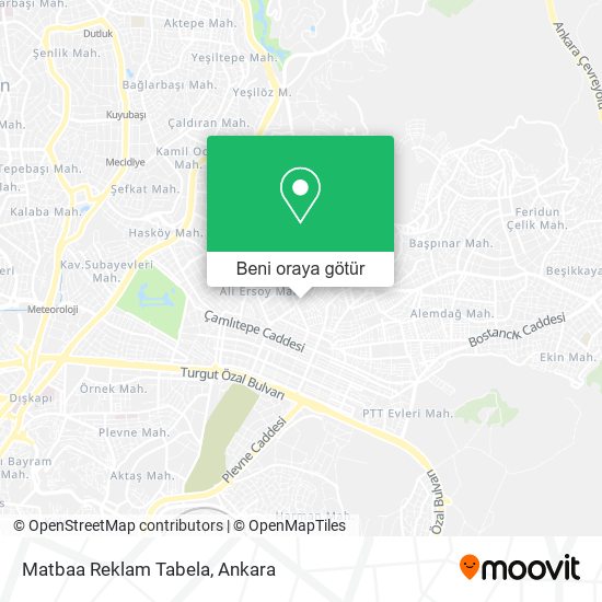 Matbaa Reklam Tabela harita