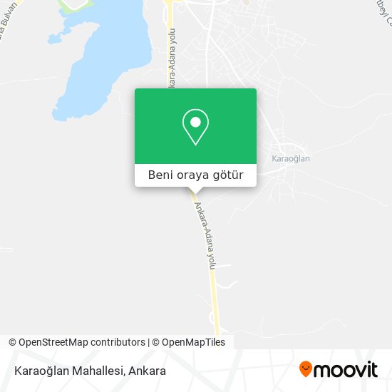 Karaoğlan Mahallesi harita