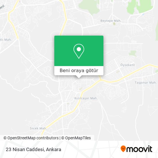 23 Nisan Caddesi harita