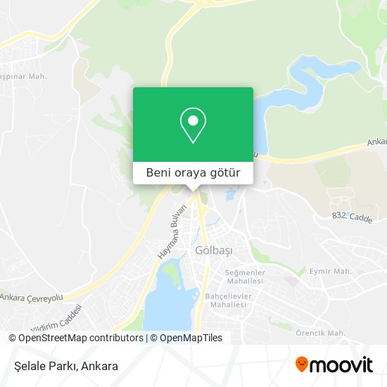 Şelale Parkı harita