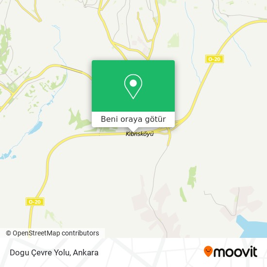 Dogu Çevre Yolu harita