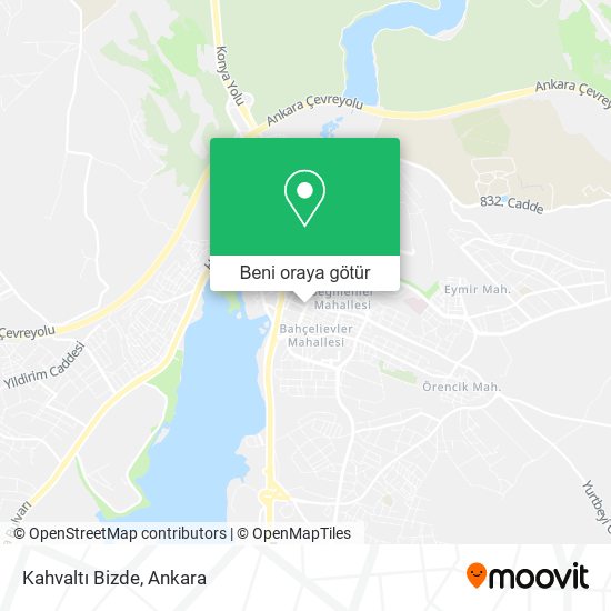 Kahvaltı Bizde harita