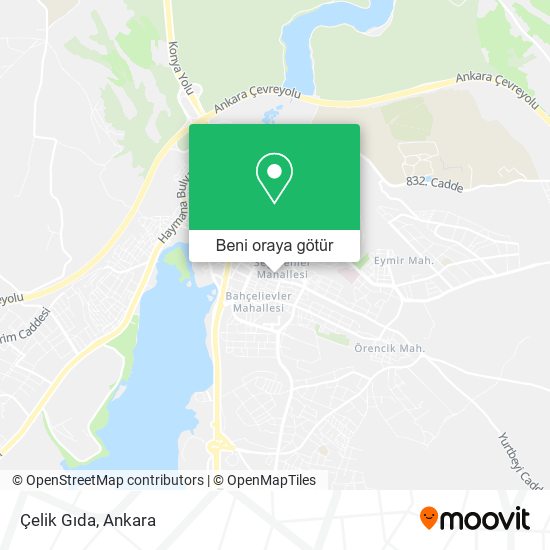 Çelik Gıda harita