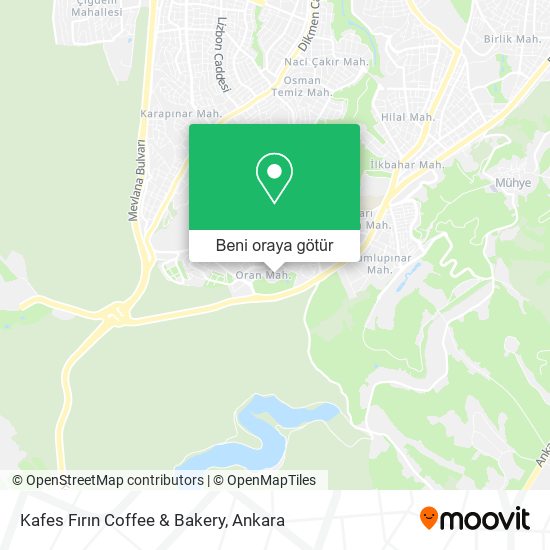 Kafes Fırın Coffee & Bakery harita