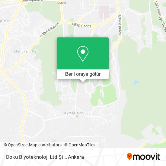 Doku Biyoteknoloji Ltd.Şti. harita