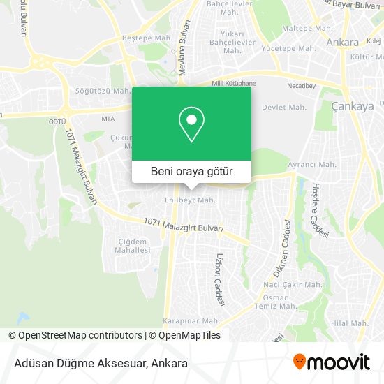 Adüsan Düğme Aksesuar harita