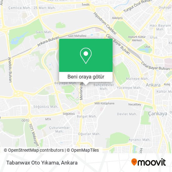 Tabanwax Oto Yıkama harita