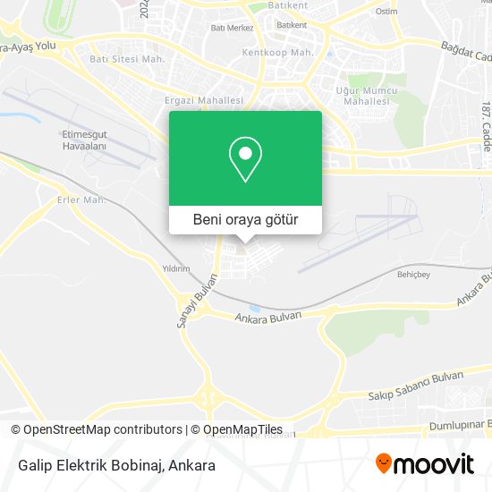 Galip Elektrik Bobinaj harita