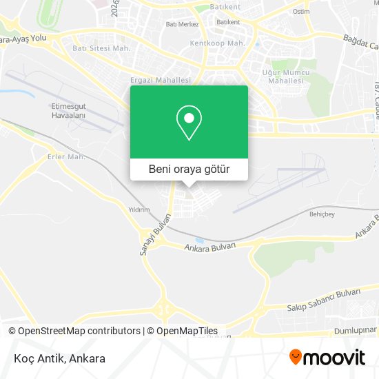 Koç Antik harita