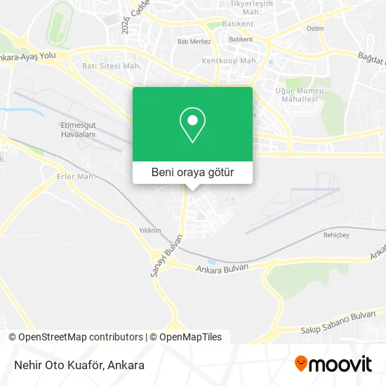 Nehir Oto Kuaför harita