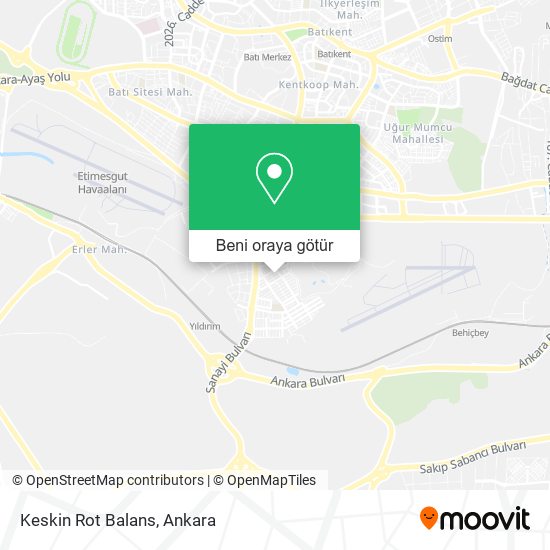 Keskin Rot Balans harita